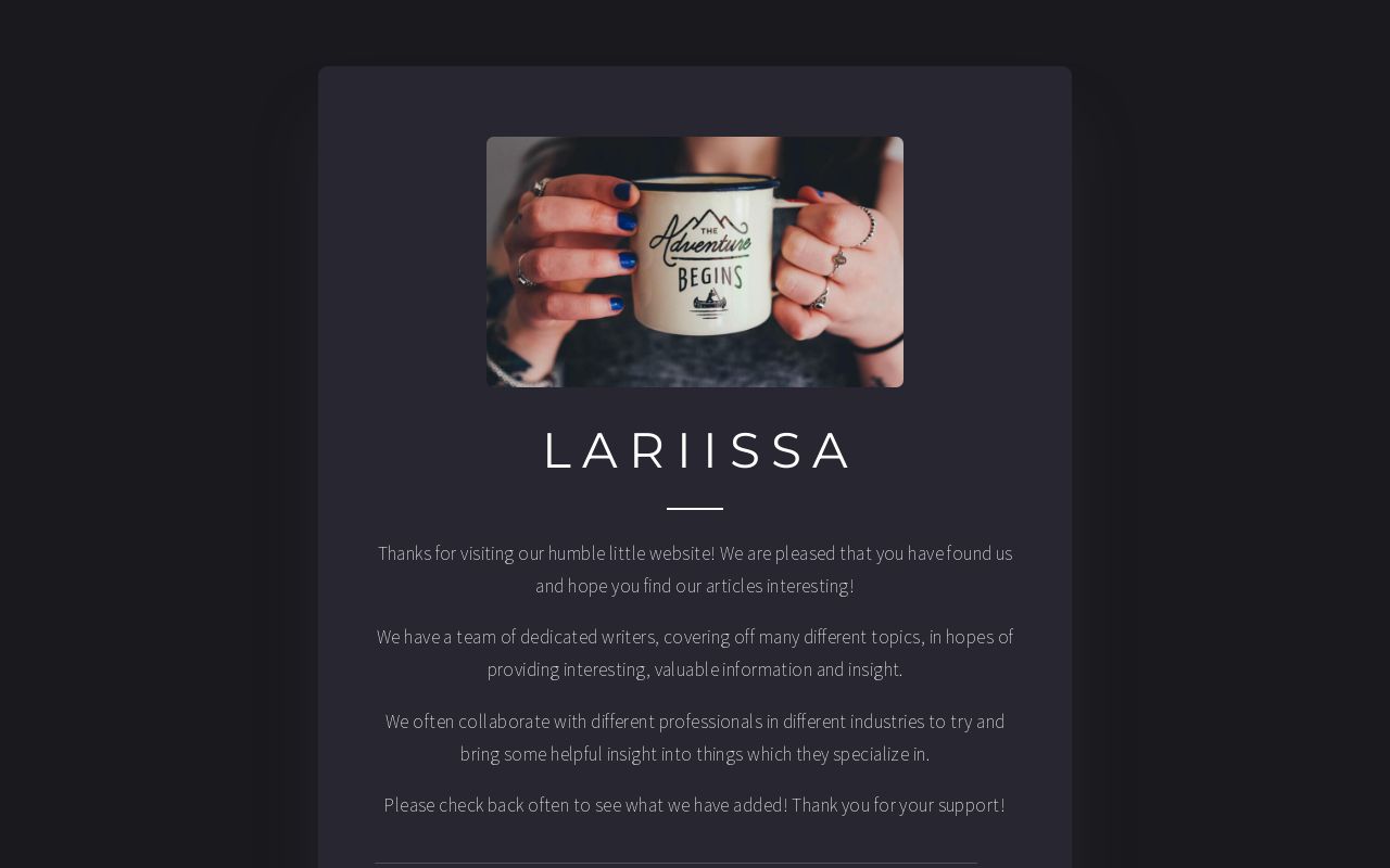 (c) Lariissa.com